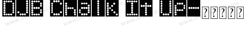 DJB Chalk It Up字体转换